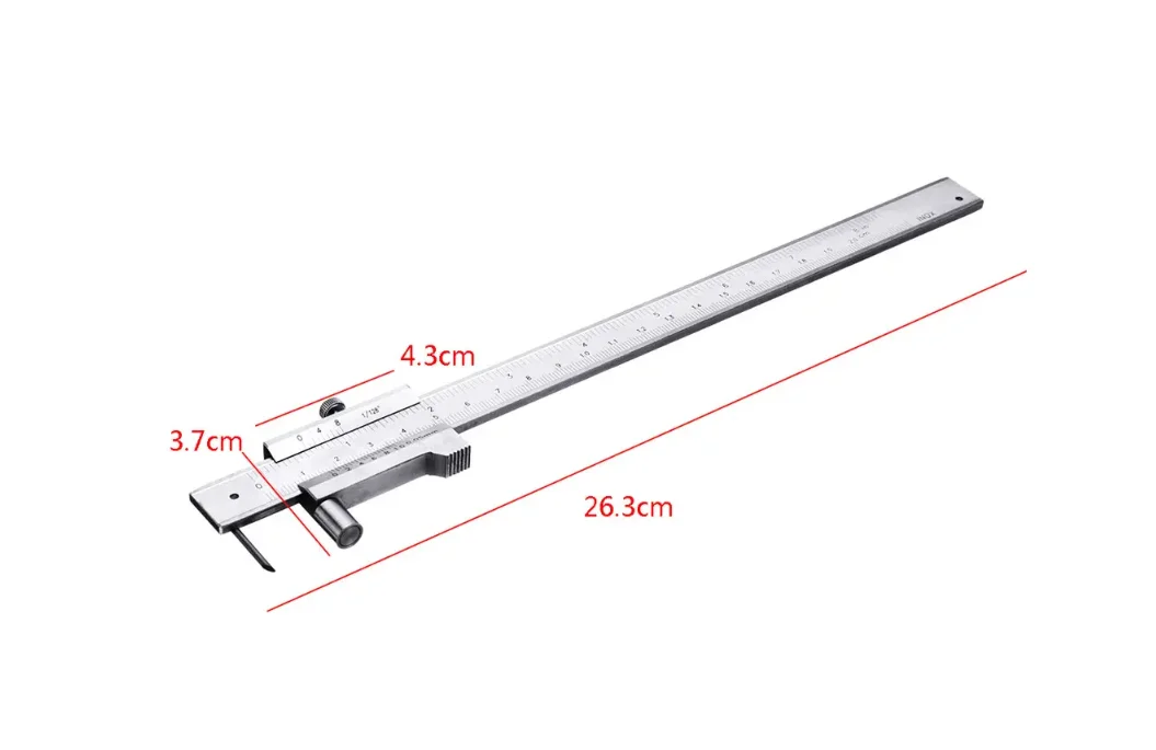 200mm Measure Scale Ruler 0.05mm Accurate Parallel Line Digital Vernier  Caliper 