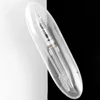 Nice Looking Drop in ink store Hugh Capacity Clear Transparent Plastic Fountain pen set with water dropper