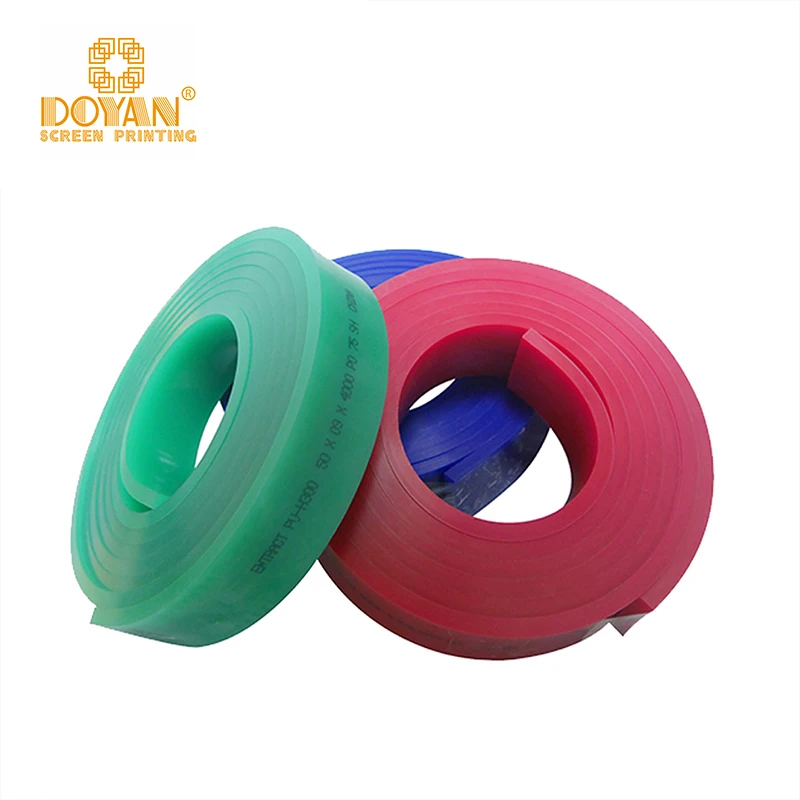 Squeegee For Screen Printing Yellow Green Red White Customized