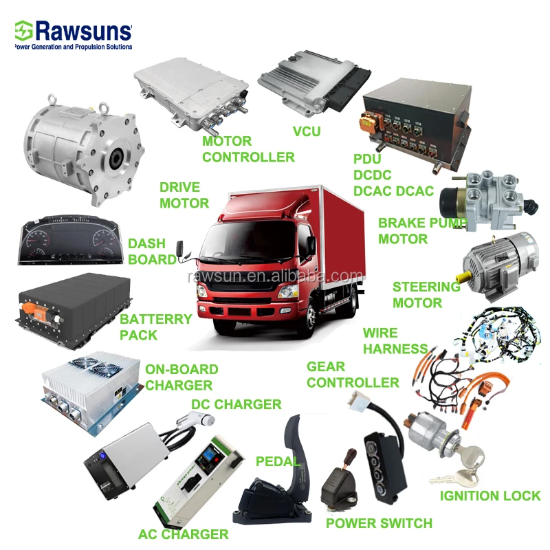 Rawsun Electric Vehicle Conversion Kit Rstm460a2500 For 10.5/12m
