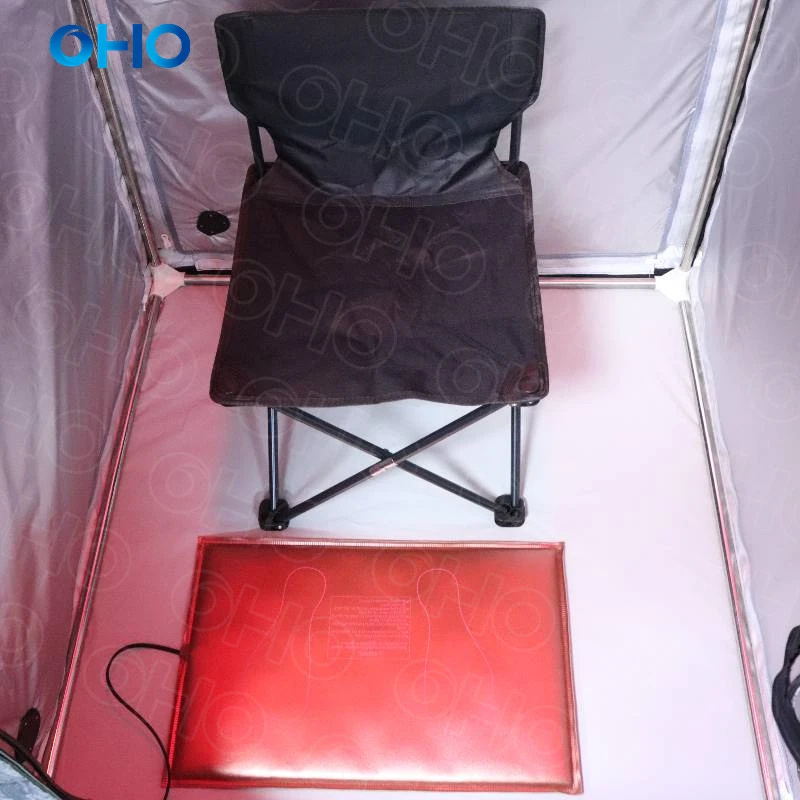 OHO Indoor Personal Sauna Box Room Far Infrared Sauna Tent Led Red Light Therapy Portable Full Body Dry Sauna Tent details