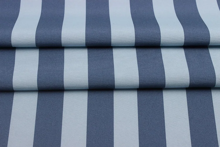 China Factory Supply Twill Peachskin Fabric Stripe Print Fabric For Home Textilet