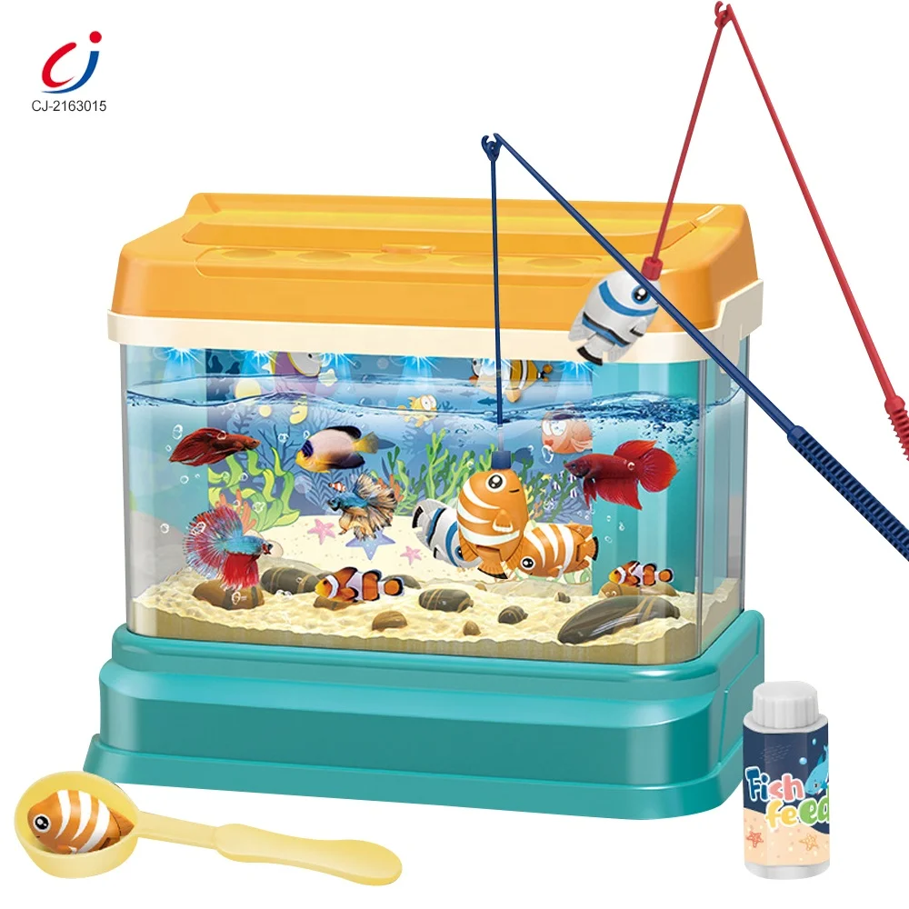 Kids fake fish orders tank