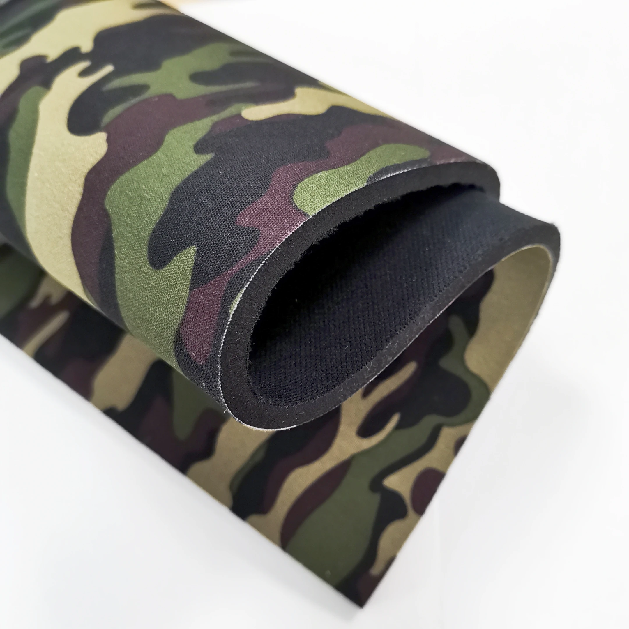 Wholesale Custom Neoprene Scuba Fabric Sbr Roll Neoprene 7mm Camouflage Rubber Fabric Material