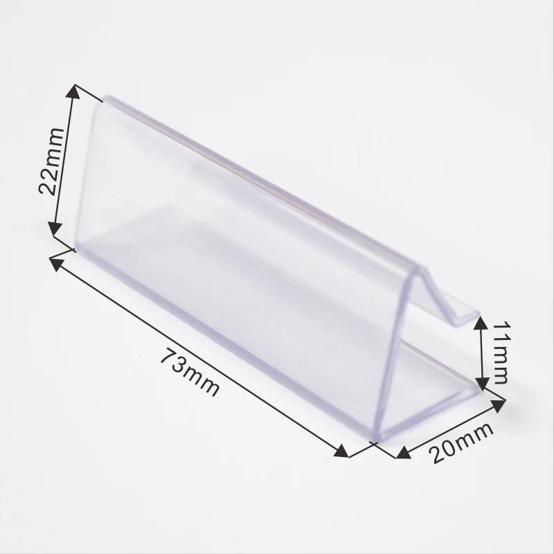 Supermarket Glass Shelf Plastic Pvc Shelf Price Talker Data Strips Wood ...