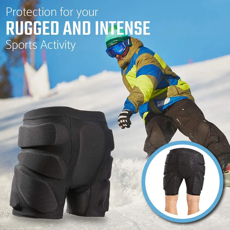 Snowboard Skate Ski 3d Protection Hip Butt Tailbone Padded Protective