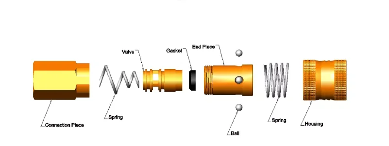 quick release shaft quick couplings hose connectors