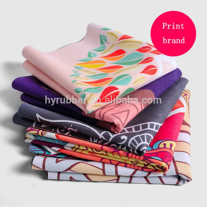 Suede yoga mat Foldable
