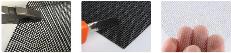 Black or Gray King Kong Window Screen Mesh Bulletproof Wire Mesh for Security Window Screen