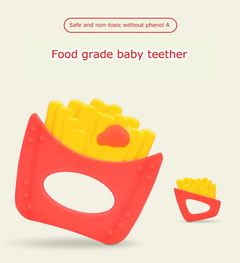 bpa free silicone infant teether