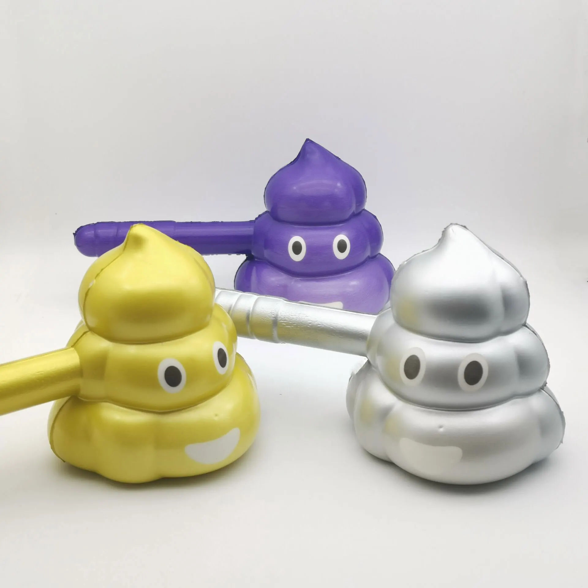 
Poops shape squishy hammer toys massage hammer for children and adults stress relief toys 