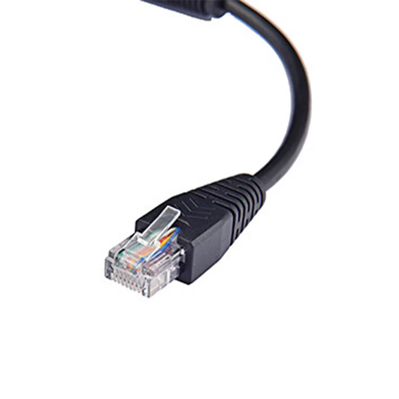 Zeanda 3-Pin Female RJ45 Male Audio Extender Cable - PVC Jacket