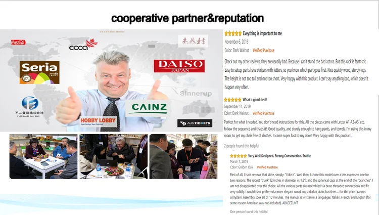 wooden serving trays stackable 