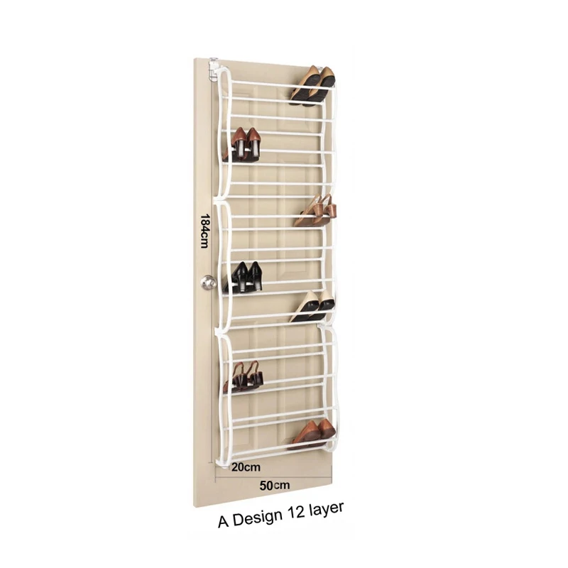 Over The Door Hanging Shoe Organizers For 12 Pairs, Hanging Shoes