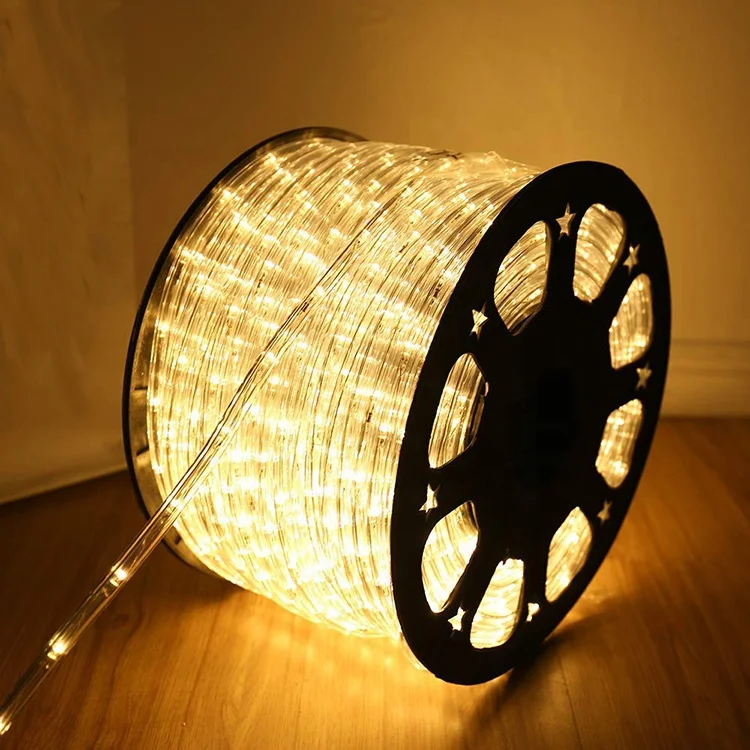 UPGRADED 24V 100 Feet 720 LED Underwater Hanging Rope Lights  Low Voltage Waterproof Christmas Strip Lights Outdoor Indoor