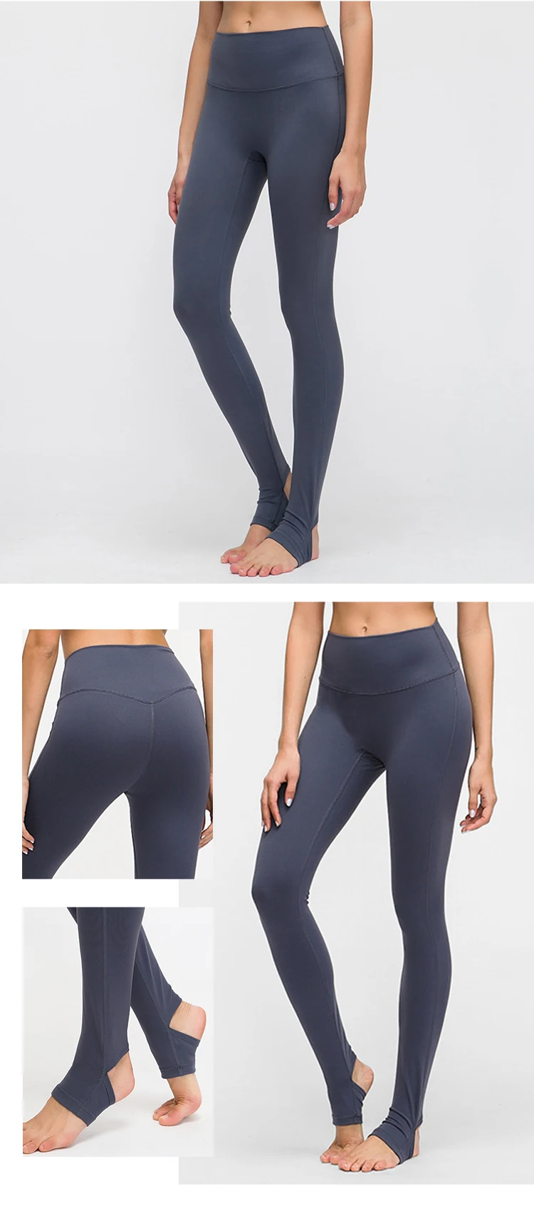 Try D19088 Women's Squat Proof Nylon Spandex Elastane Workout Yoga Step 