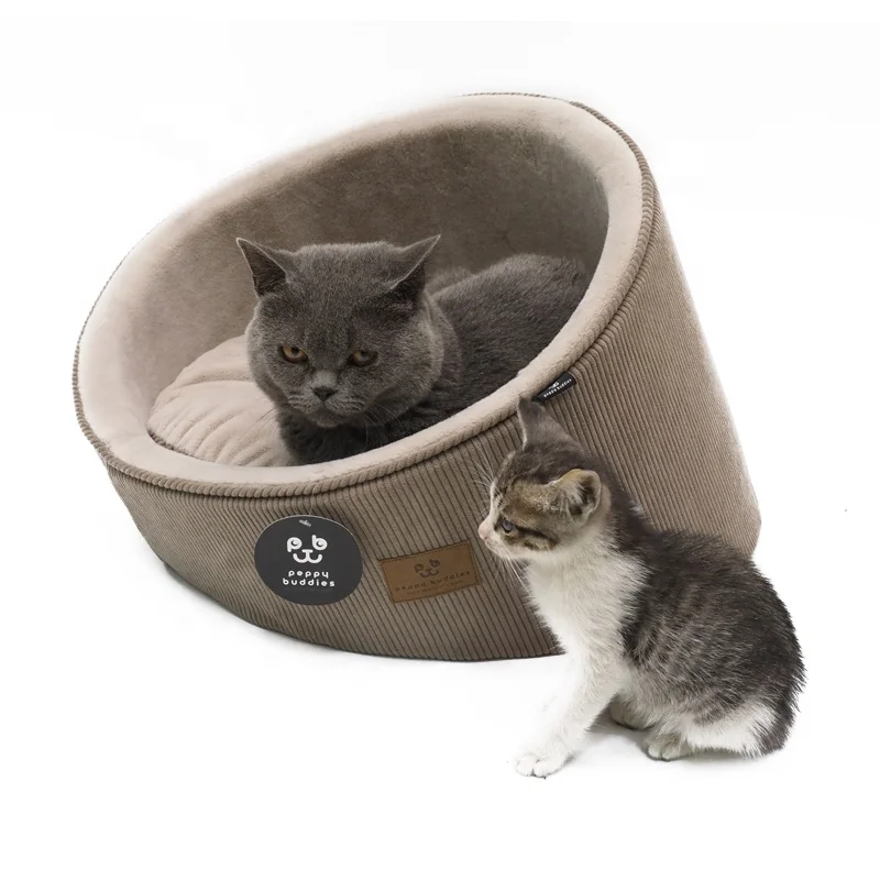 Ls Peppy Buddies New Design Stump Shape Luxury Corduroy Customized Foam