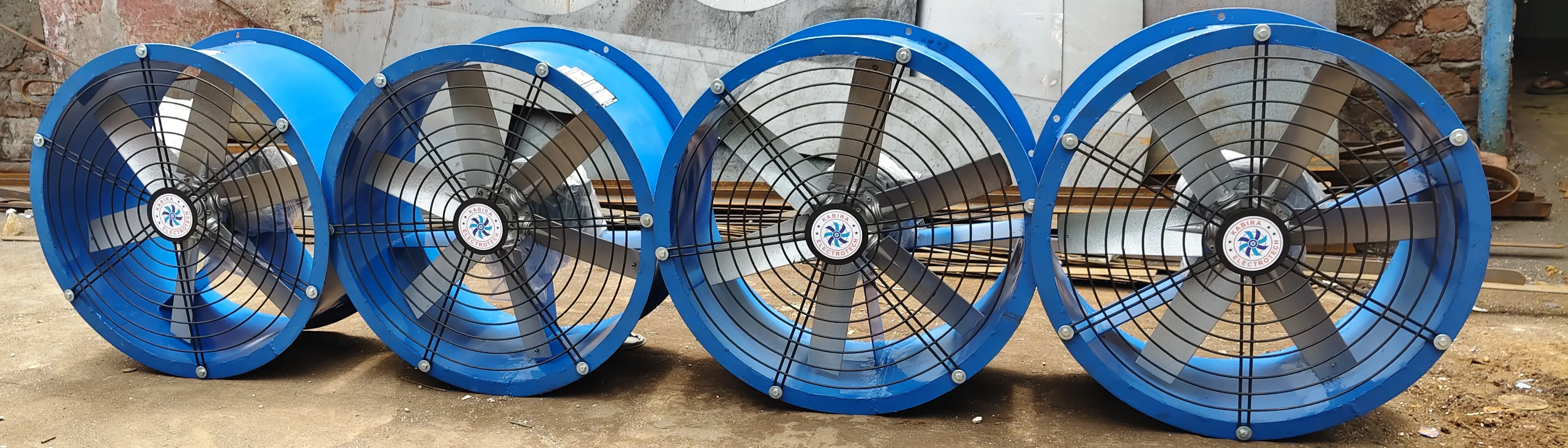 Axial Flow Duct Fan, 1400mm, Aluminium - detail 4