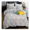 Modern design patterns polyester microfiber bedding set bed linen 90GSM