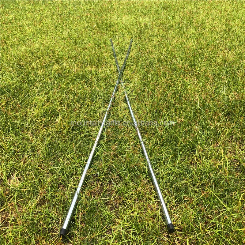 Adjustable Tarp Poles Steel Galvanize Camping Flysheet Support 16 Mm 2