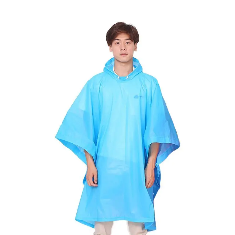 
High quality PEVA rain poncho for adults 