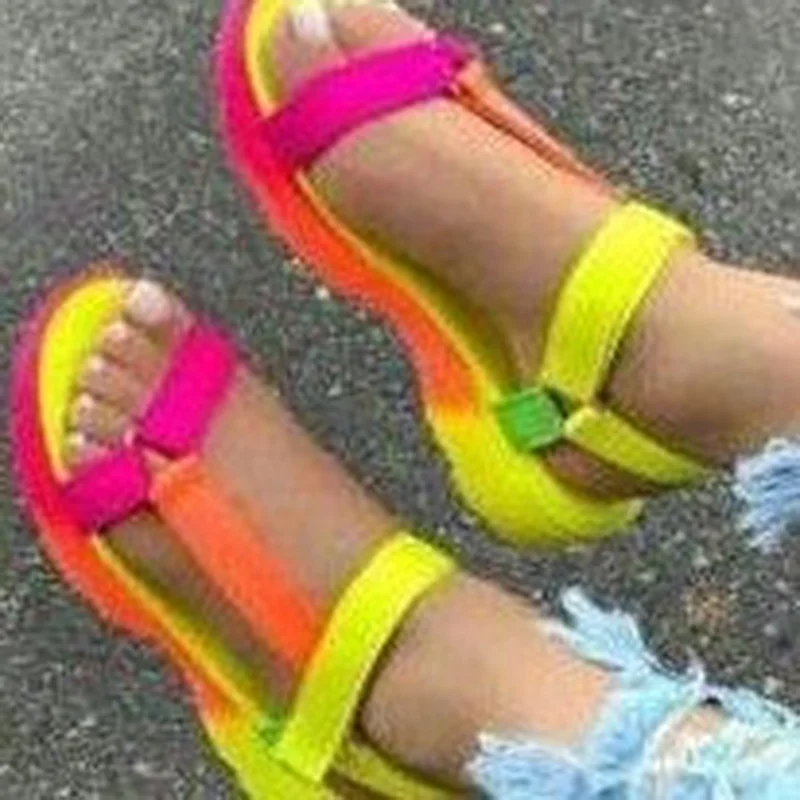 Venta al por mayor sandalias niña de tacón bajo-Compre online los