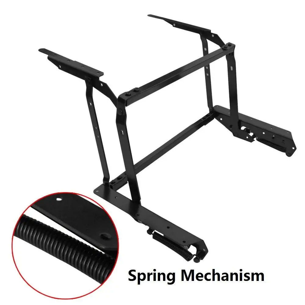 Spacesaving Lift Top Table Mechanism With Spring Folding Table