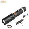 BT-1092 18650li-ion Battery Pocket Flashlight High Power Aluminum 850lumen10W USB Rechargeable Power Bank Function Flashlight
