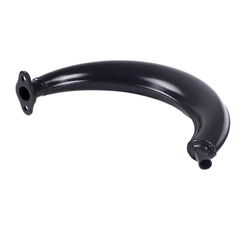 Silenziatore Marmitta Per Bici A Motore 49cc 66cc 80cc 2 Tempi &ndash; Cromata