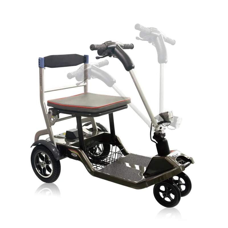 Handicapped Portable Lightweight Foldable Small Electric Three Wheel ...