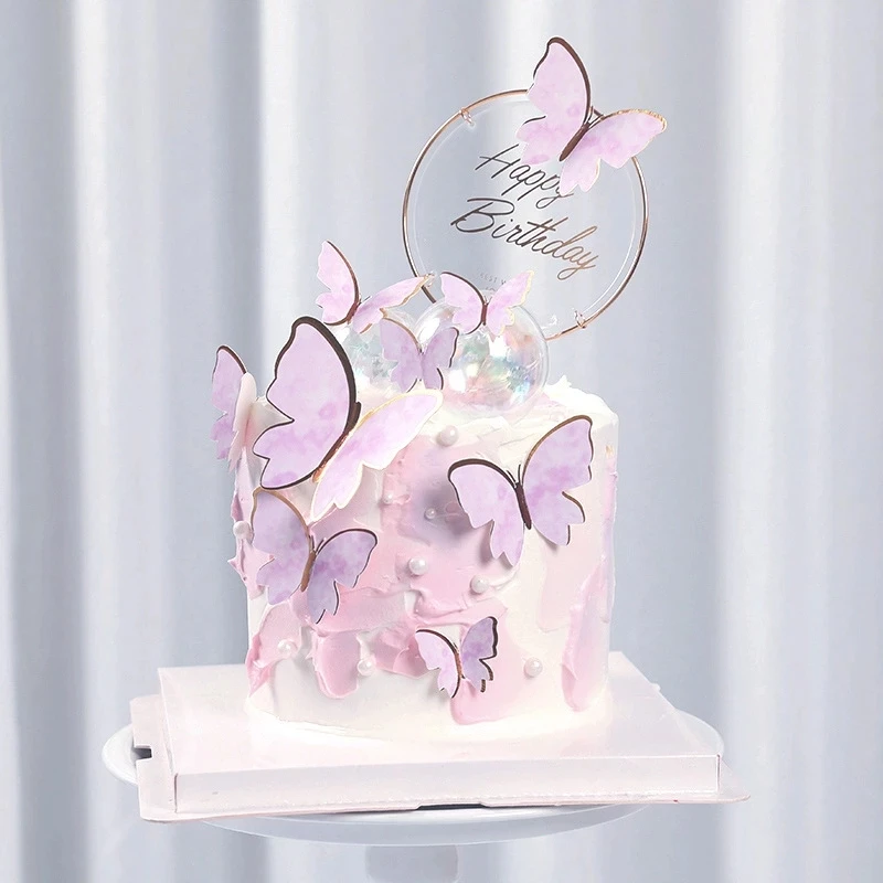 Decoration De Gateau En Forme De Papillon 1 Piece Decor De Patisserie Avec Joyeux Anniversaire Peint A La Main Pour Fete D Anniversaire Et Mariage Buy Papillon Gateau Topper Gateau D Anniversaire Toppers Gateau Decoration Product On Alibaba Com