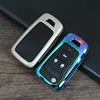 Fashionable Luxury alloy car key cover high quality leather material car key case for Chevrolet Cruze AVEO Excelle BUICK XTGT
