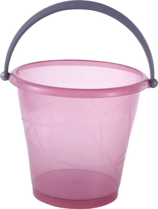 Household Transparent Plastic Bath Round Pail Bucket With Handle Buy