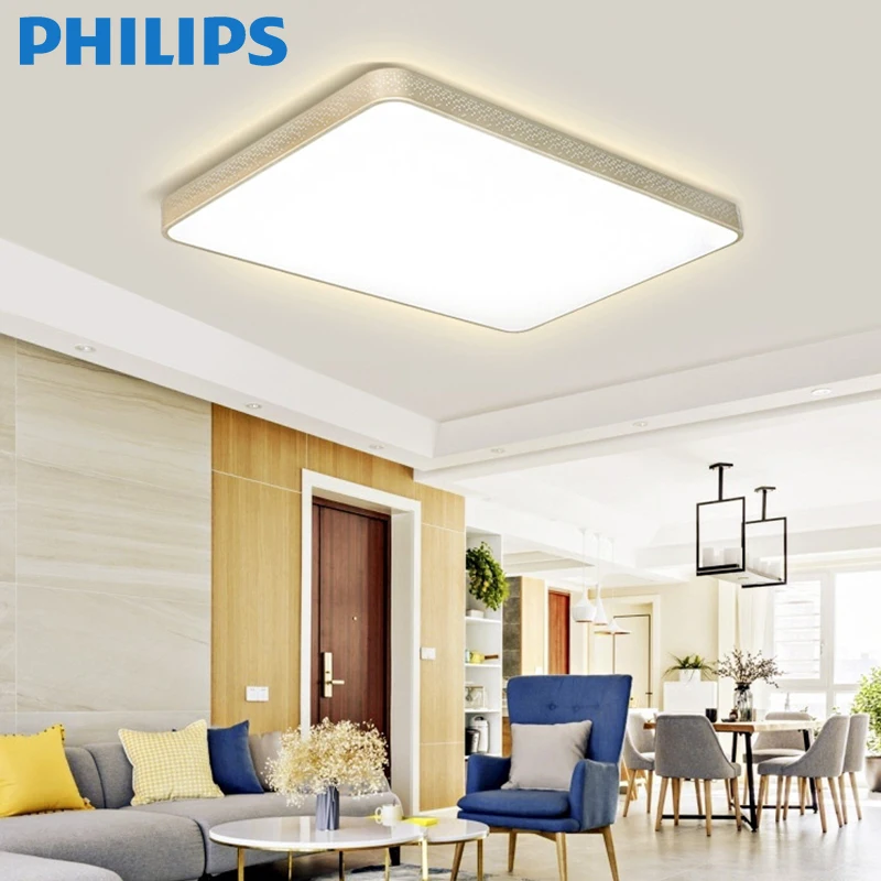 Philips led ceiling lamp living room lamp round modern minimalist Banyan atmosphere 2019 new bedroom lamps