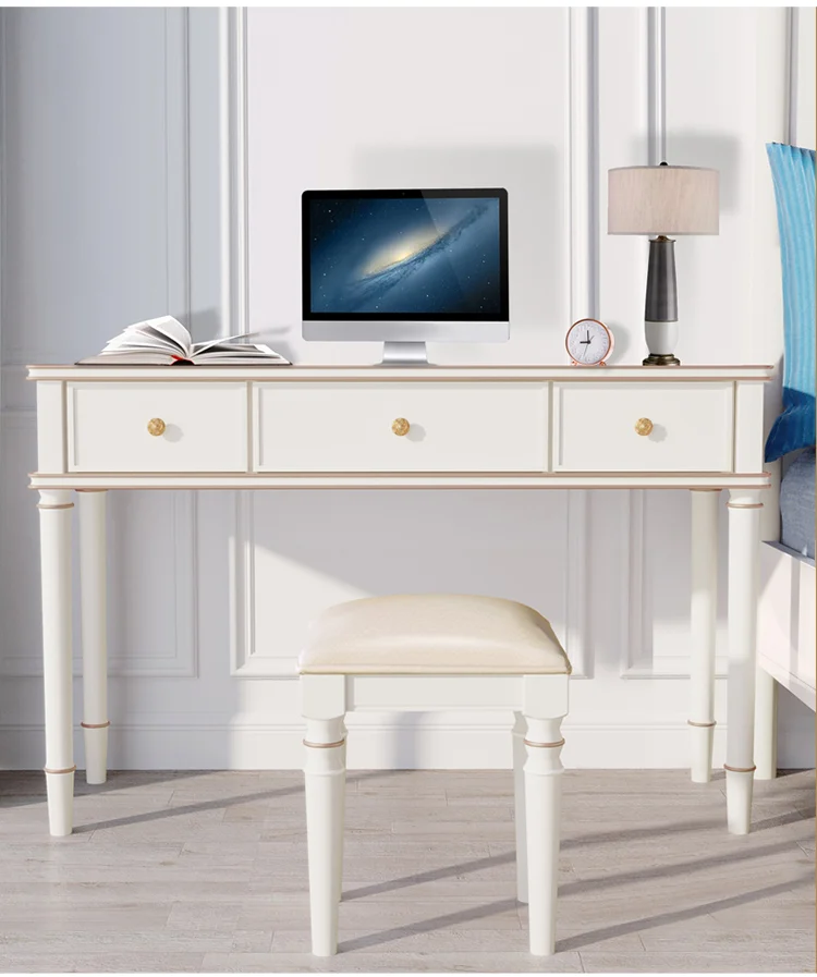 Study Room Furniture Modern Design Solid Wood Office Writing Table Study Desk Custom Size