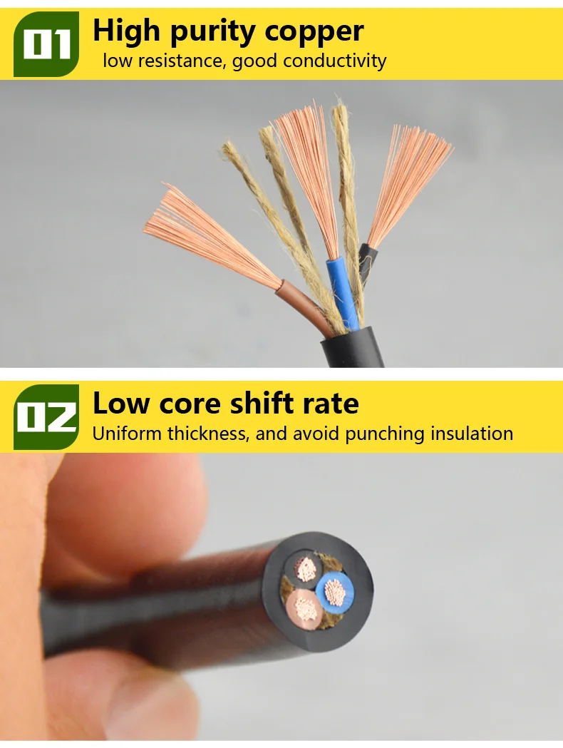 IEC Standard Low Price Flexible Copper PVC Insulated Electrical 3c 16mm2 Cable - ANKUX.COM