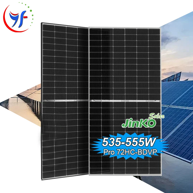 JinKo Tiger Pro 72HC-BDVP 550W Bifacial Mono Solar Panels for