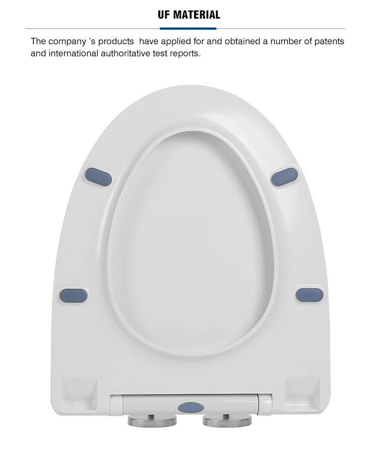 Porcelain white toilet cushion urea - formaldehyde seat cover
