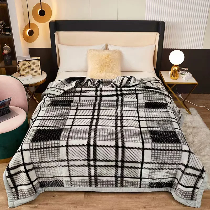 High Quality Cheap Price King Size Fleece Blanket Super King Size Thick