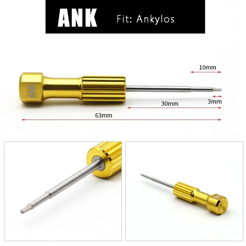 Dental Lab Implant Screwdriver Set 8 Pcs Mini Technical Screwdrivers