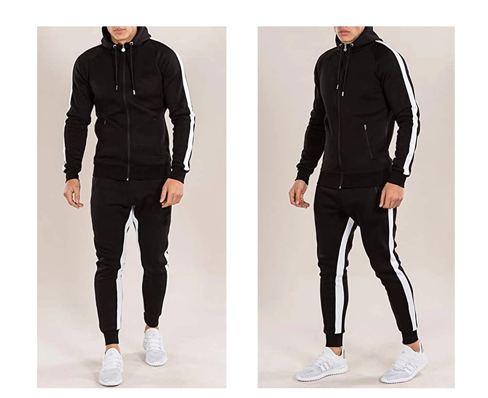 mens zip joggers