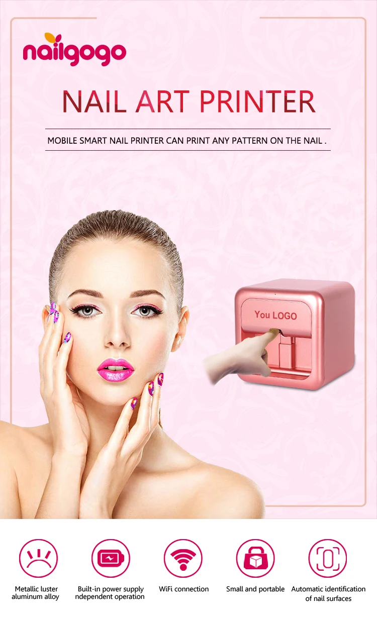 Nailgogo Intelligent Auto 3d Flower Printing Gel Dryer Nail Design Printer  Machine - Buy Guangzhou Nail Printer Digital Intelligent Nail Printer Nail  Printer Digit Nail Art 3d Nail Printer Machin,Art Printer Nail