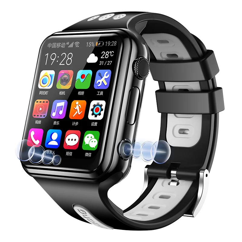 High speed Network 4G Smartwatch W5 Touch Screen With Camera GPS Wifi Location Kids Smart Watch in Stock