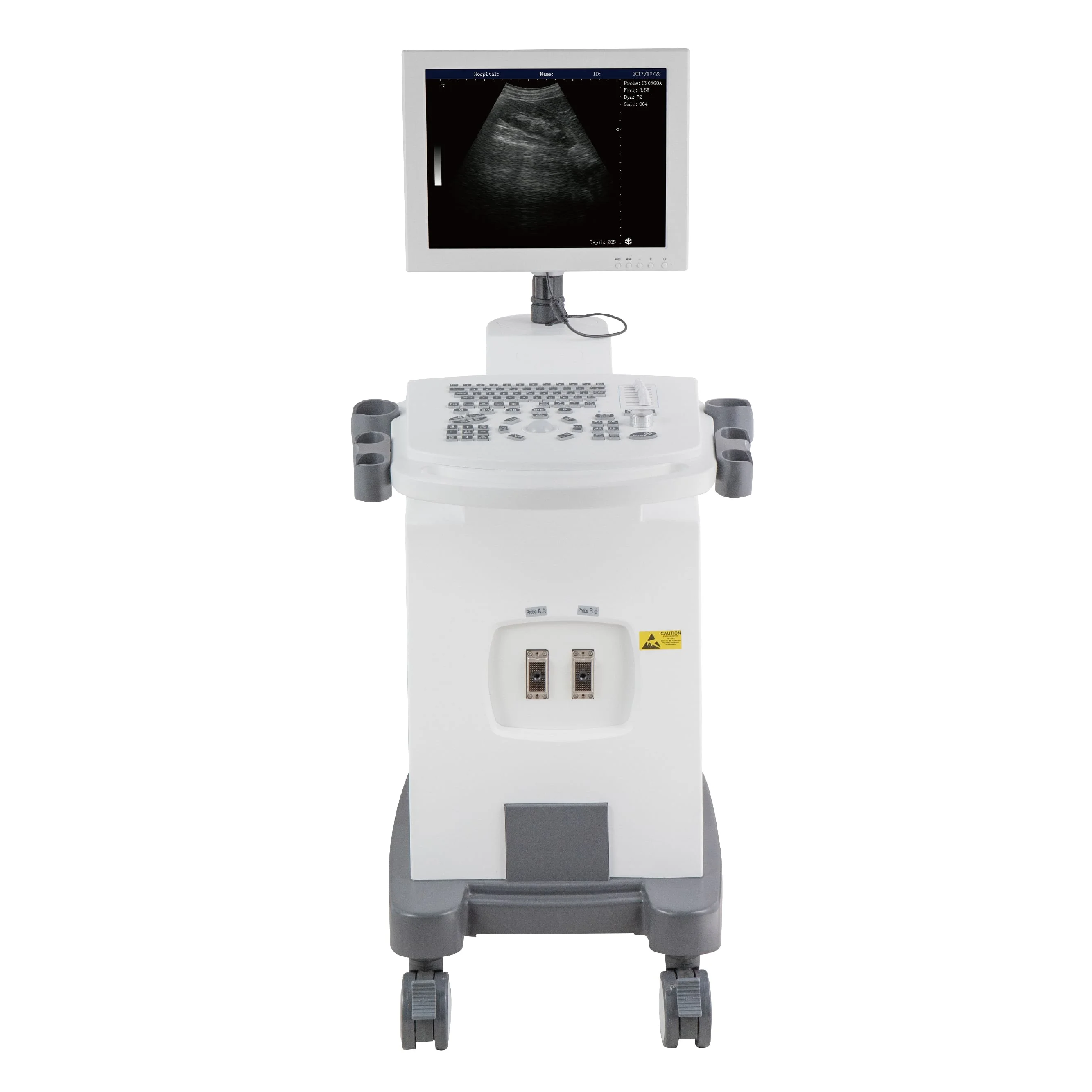 Low Cost Trolley B&w Ultrasound Full Digital Machine Dw-350 Ultrasound
