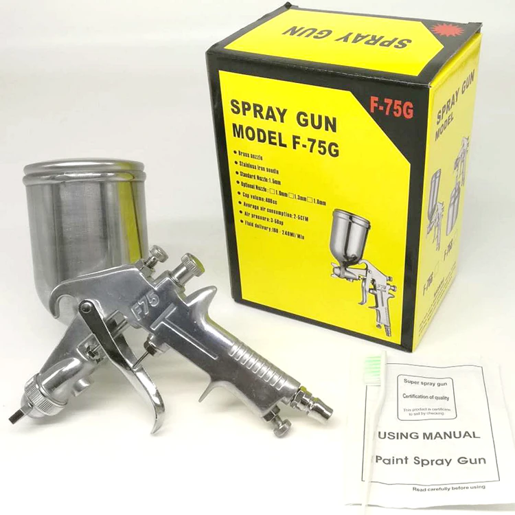 F75 Gravity Spray Paint Gun Paint Painting Coating Air Spray Gun Buy F75 Spray Gun,F75g Spray
