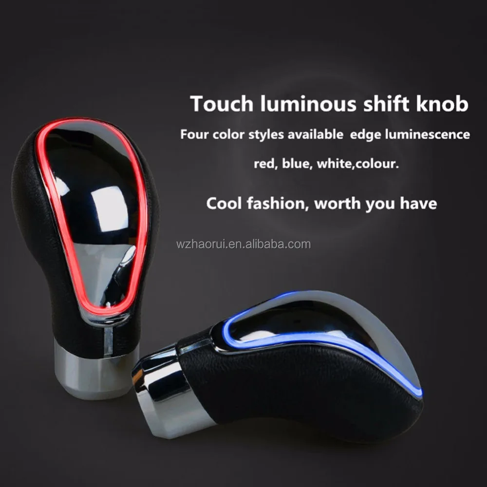 Led Light Auto Gear Shift Knob 110mm Touch Activated Backlight Gear