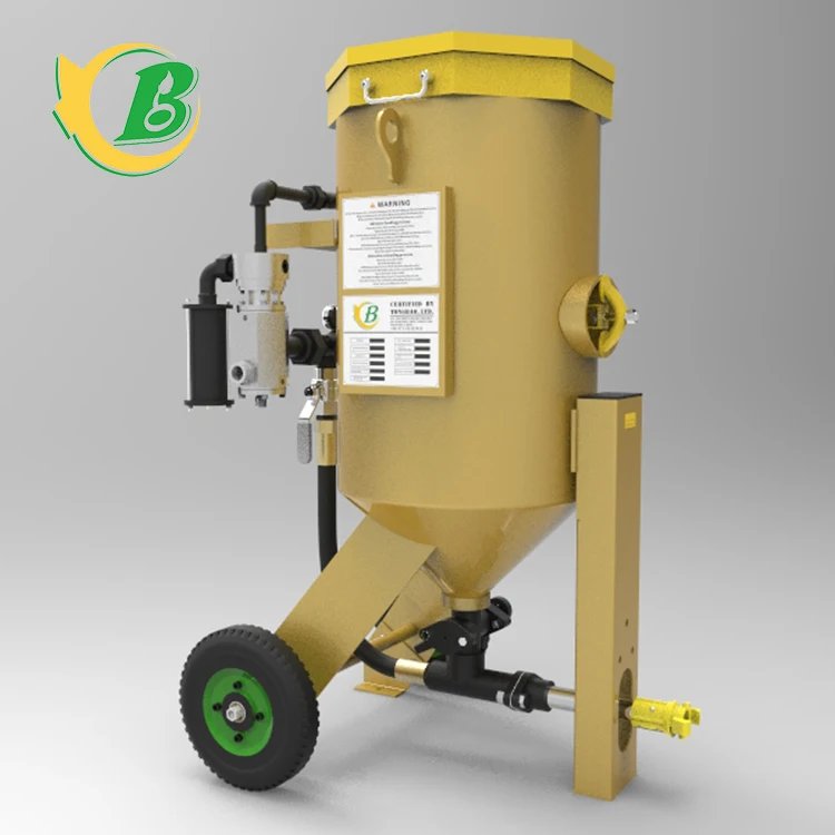 Portable Sandblast Machine/movable Sandblasting Pot/industrial