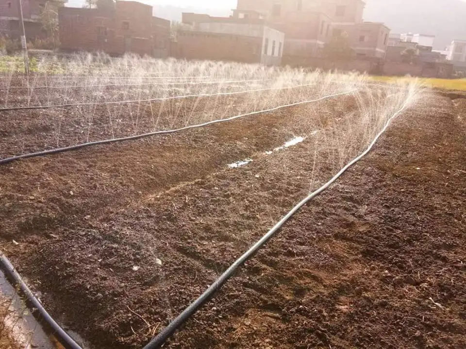 Watering Flat Rain Spray Hose Pe Micro Spray Irrigation Tube Rain Hose