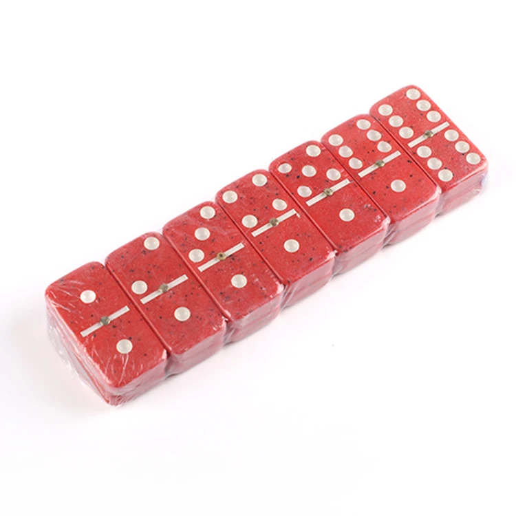 Manufacturers Custom Colored Bulk Acrylic Plastic Craft Domino Set For