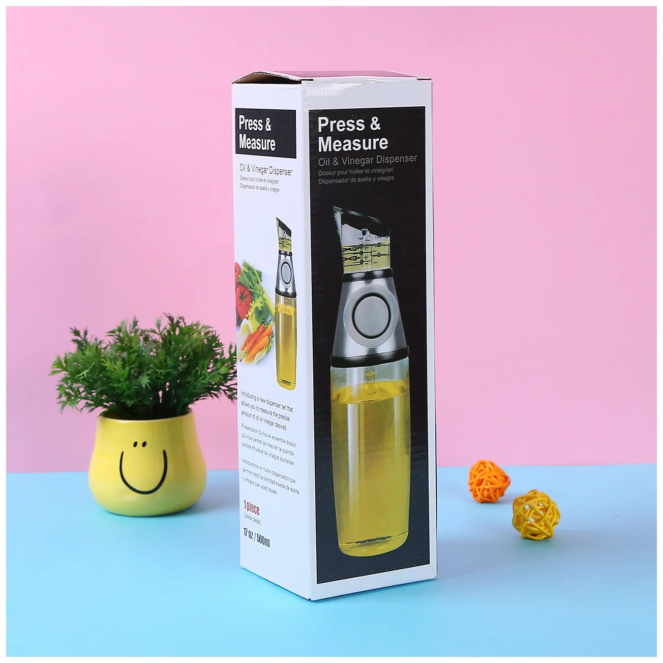 250ml 500ml New Design Kitchen Measuring Olive Oil Dispenser Bottle
